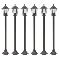 Paalverlichting Voor Tuin E27 110 Cm Aluminium 6 St