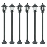 Paalverlichting Voor Tuin E27 110 Cm Aluminium 6 St
