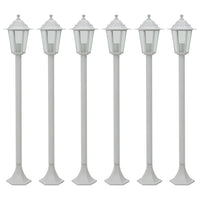 Paalverlichting Voor Tuin E27 110 Cm Aluminium 6 St