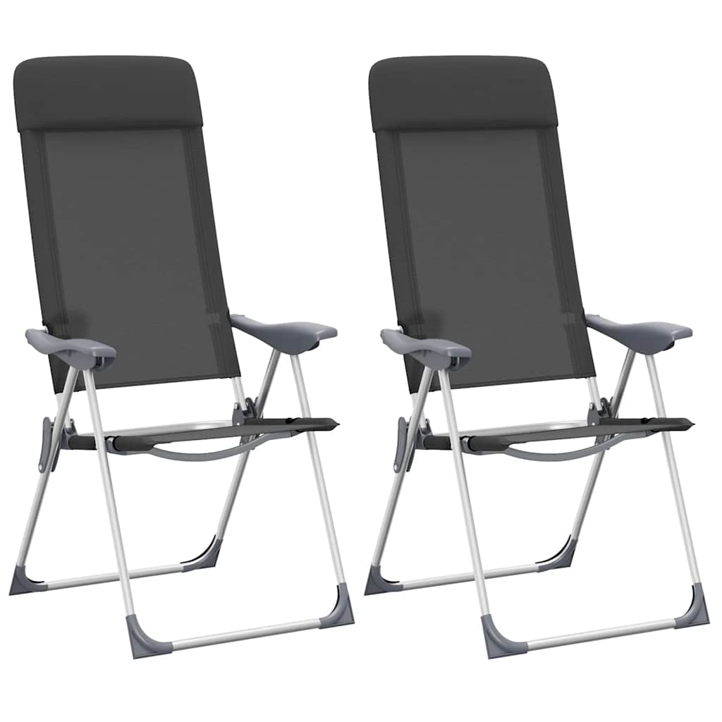Campingstoelen Inklapbaar Aluminium 2 St