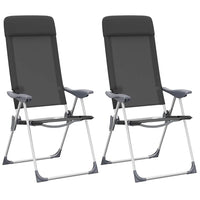Campingstoelen Inklapbaar Aluminium 2 St