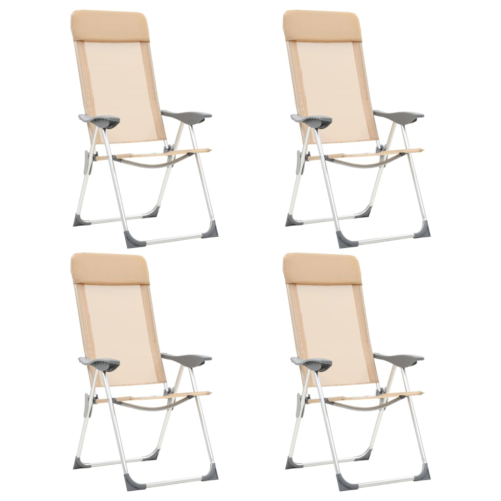 Campingstoelen Inklapbaar Aluminium 2 St