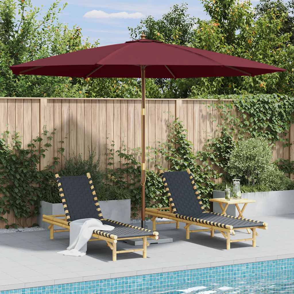 Parasol Met Houten Paal 350 Cm