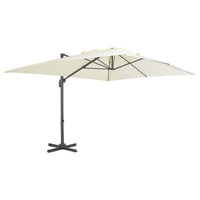 Zwevende Parasol Met Aluminium Paal 4X3 M