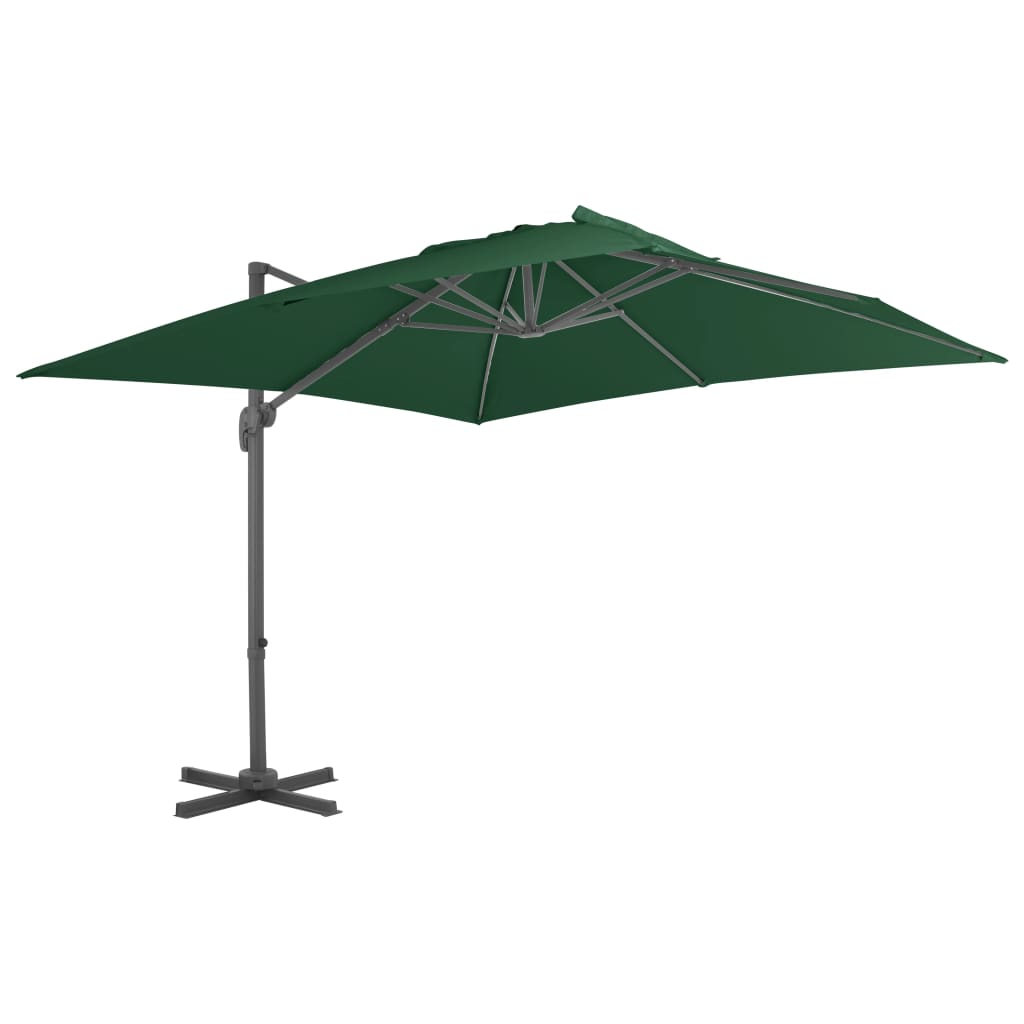 Zwevende Parasol Met Aluminium Paal 4X3 M