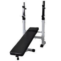 Trainingsbank Met Gewichtenrek En Halterset 60,5 Kg
