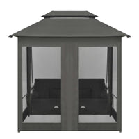 Schommelbank Voor Buiten Met Dak 220X160X240 Cm Staal