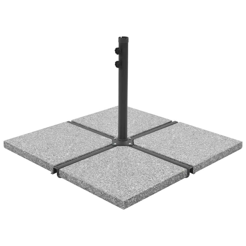 Parasolvoetplaat Vierkant 25 Kg Graniet