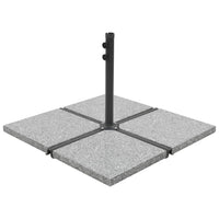 Parasolvoetplaat Vierkant 25 Kg Graniet