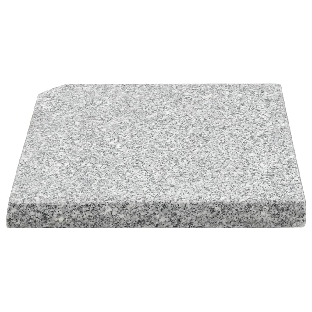 Parasolvoetplaat Vierkant 25 Kg Graniet