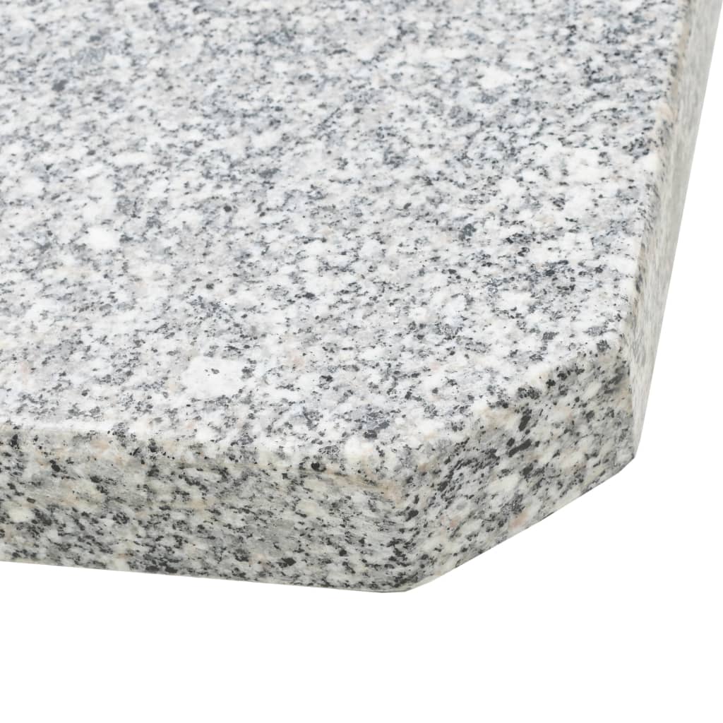 Parasolvoetplaat Vierkant 25 Kg Graniet