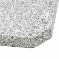 Parasolvoetplaat Vierkant 25 Kg Graniet