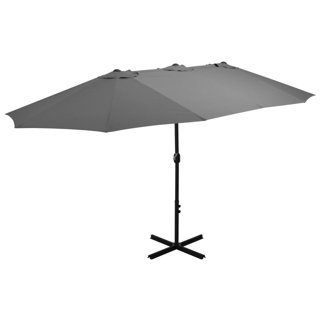 Parasol Met Aluminium Paal 460X270 Cm