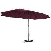Parasol Met Aluminium Paal 460X270 Cm