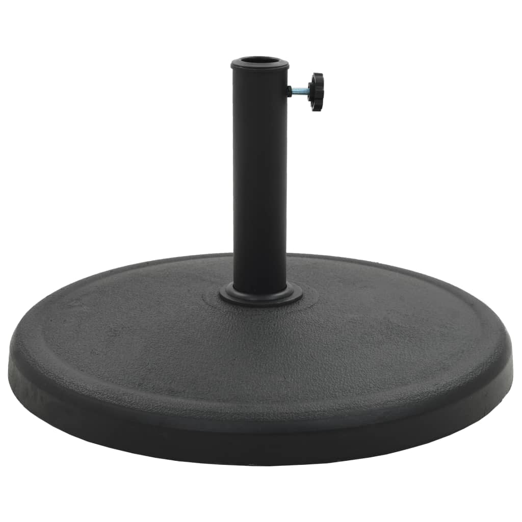 Parasolvoet Polyresin Zwart