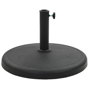 Parasolvoet Polyresin Zwart