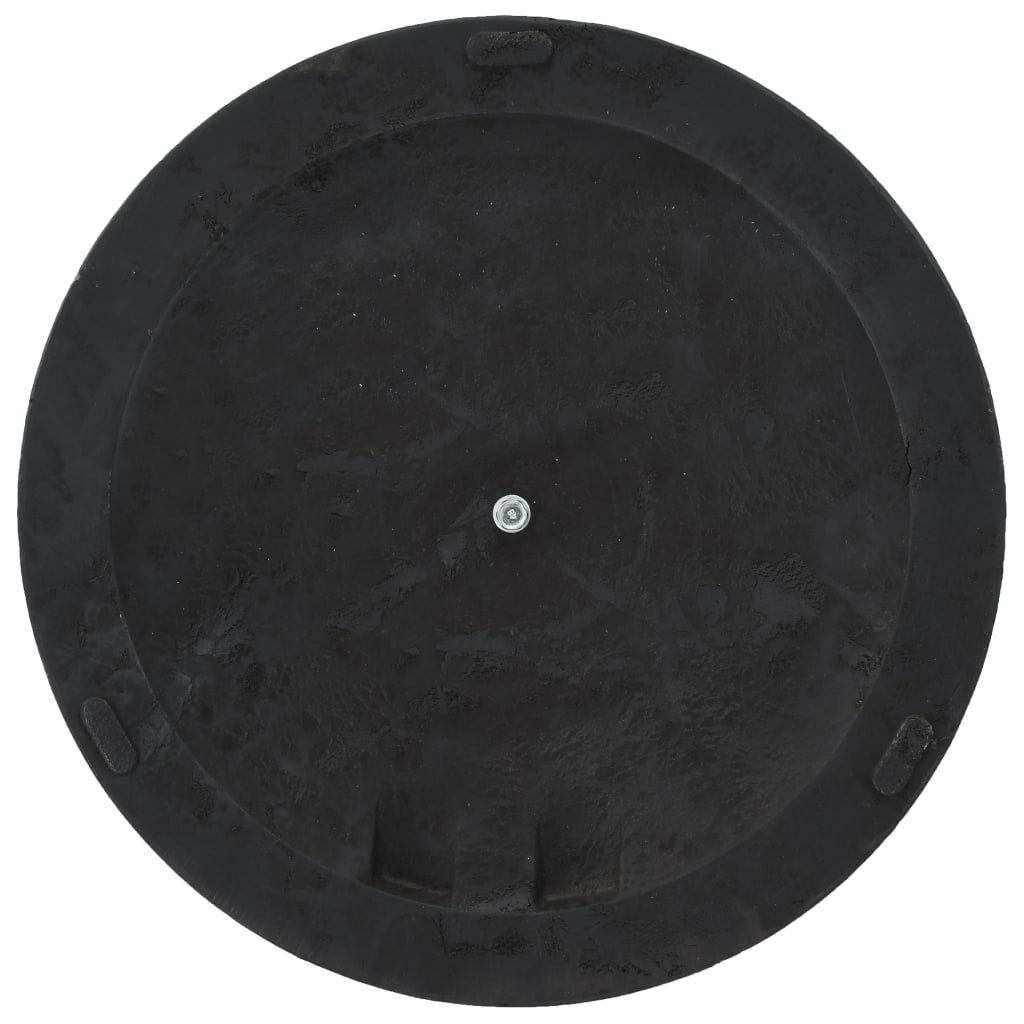 Parasolvoet Polyresin Zwart