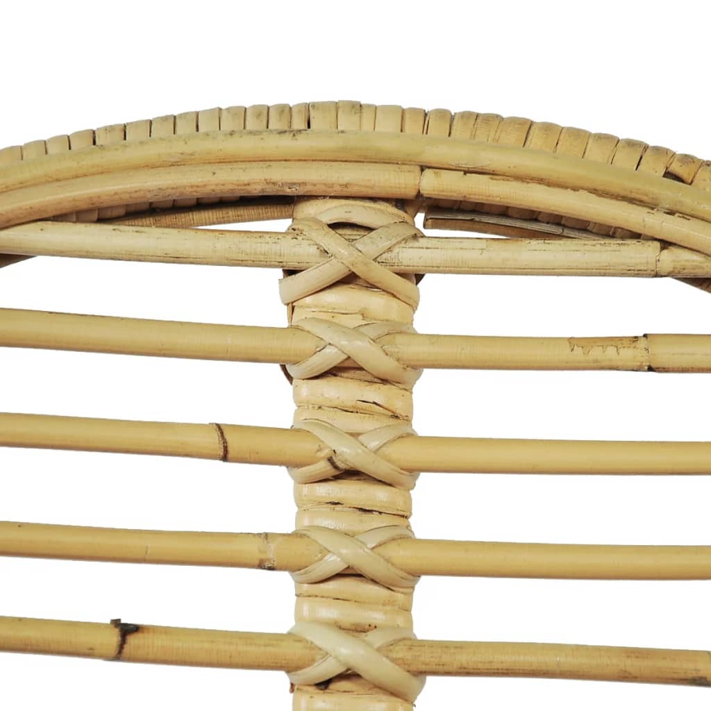 Eetkamerstoelen Rattan Natuurlijk 6 St