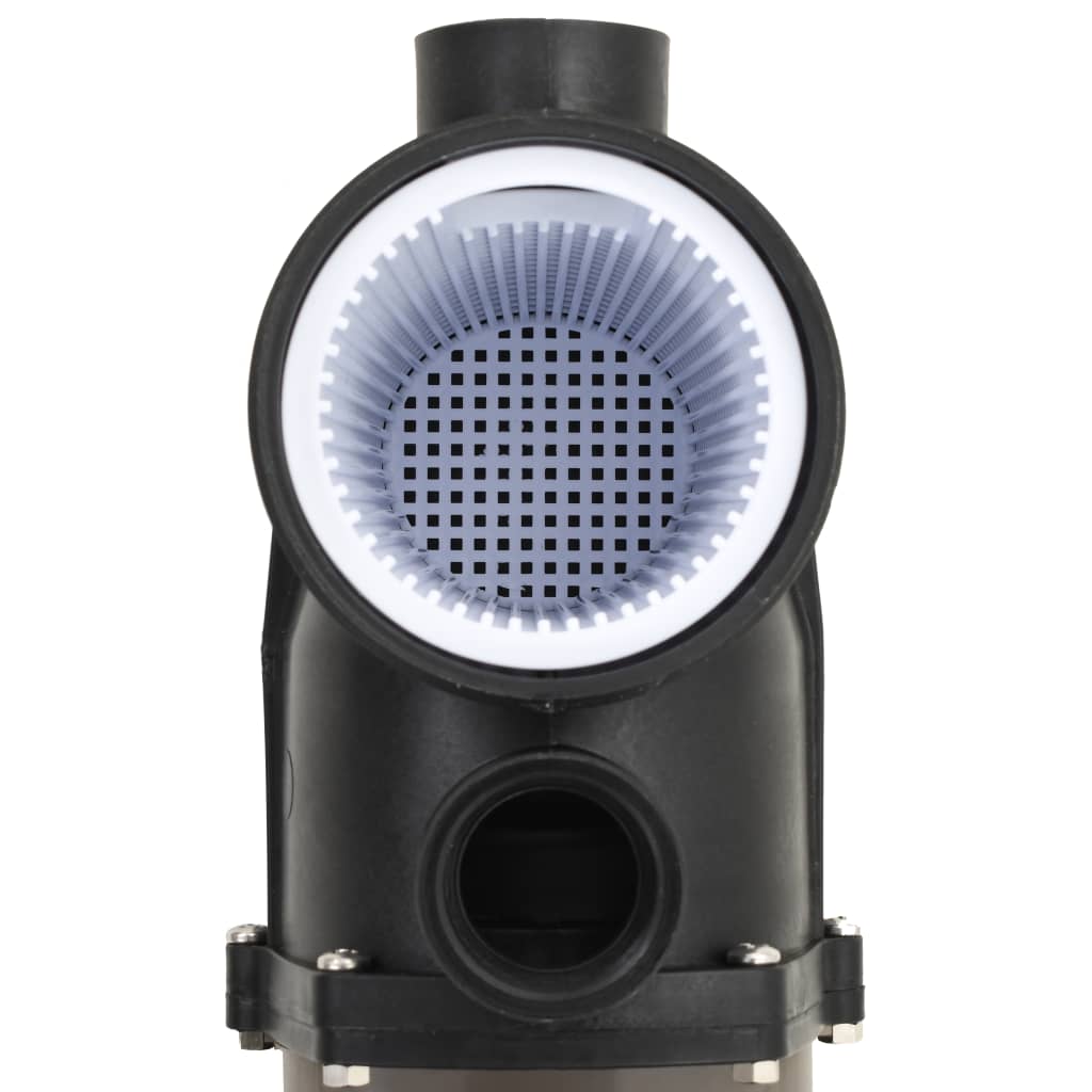 Zwembadpomp Met Timer 0,25 Pk 8000 L/U Zwart