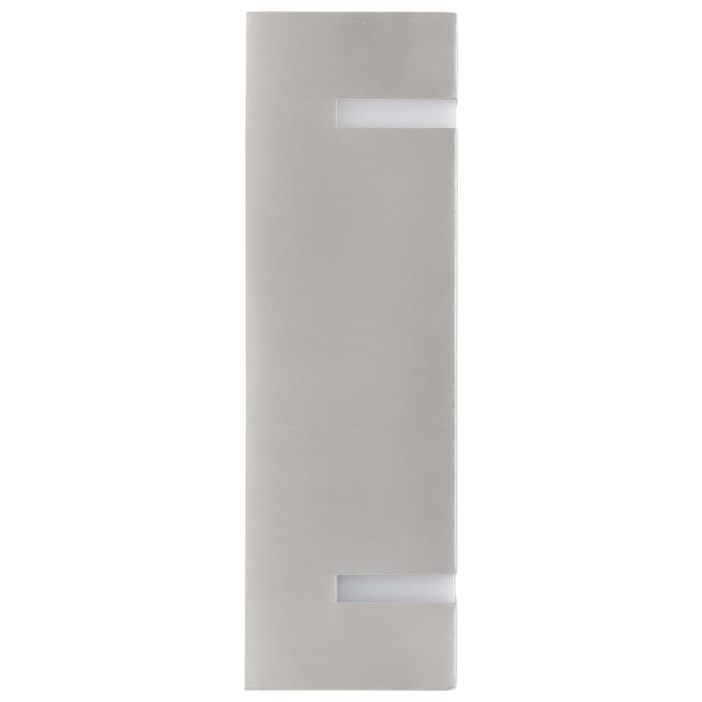 Buitenwandlampen 35 W Rechthoekig Kleurig Zilver