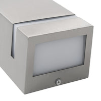 Buitenwandlampen 35 W Rechthoekig Kleurig Zilver