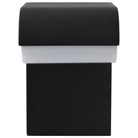 Led-Buitenwandlamp 9 W Ovaal Zwart Zilver
