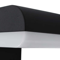 Led-Buitenwandlamp 9 W Ovaal Zwart Zilver