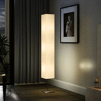 Vloerlamp Met Stalen Standaard Beige Groen
