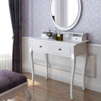 Kaptafel Femke Met Lades Wit