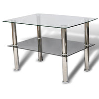 Salontafel Met 2 Lagen Glas