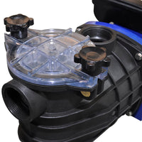 Elektrische Zwembadpomp 500W Blauw