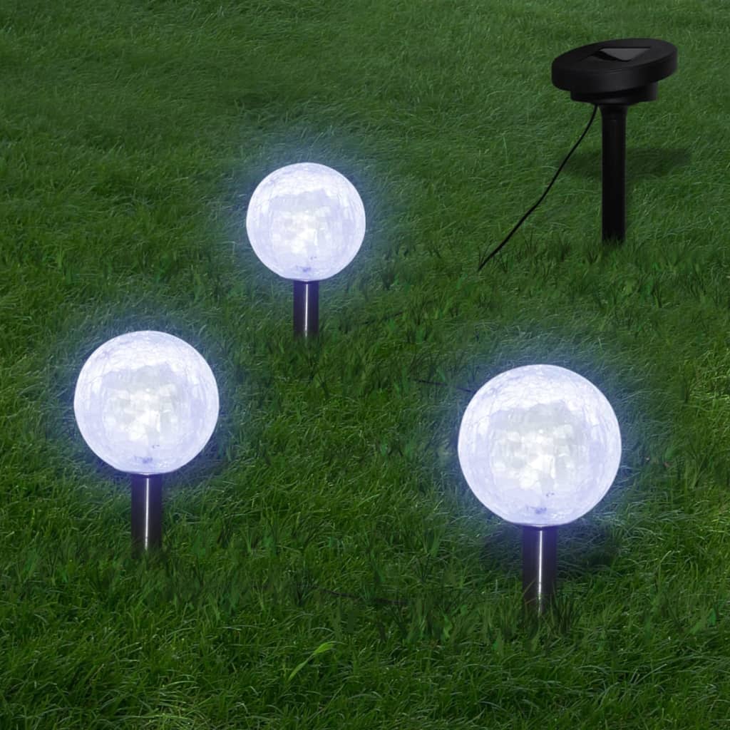 Solarbollampen Led Met Grondankers En Zonnepaneel