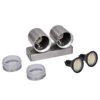 Wandlamp Led Neerschijnend Met Kegelkop Roestvrij Staal