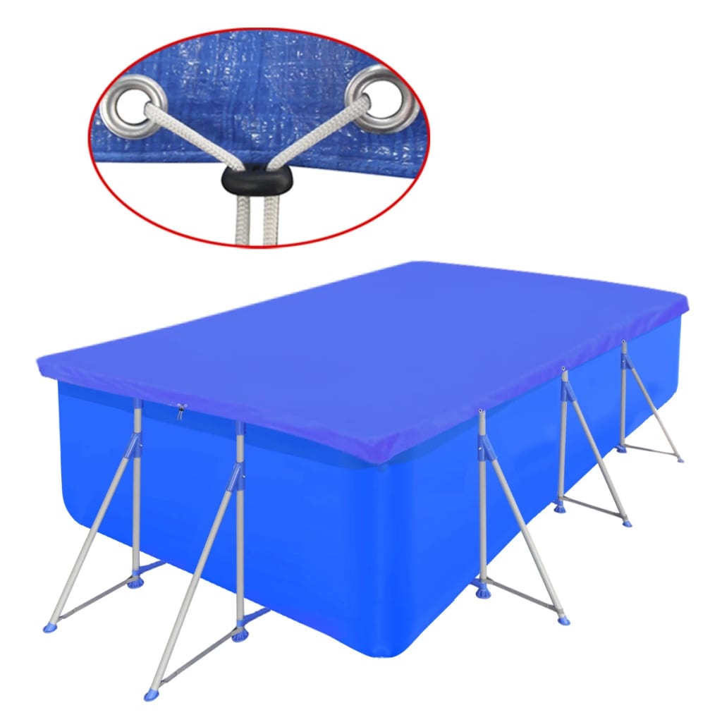 Zwembadhoezen Rechthoekig 90 G/M² Pe