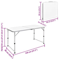 Campingtafel Inklapbaar En Verstelbaar Aluminium