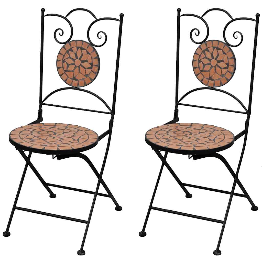 Bistrostoelen Inklapbaar Keramiek Kleurig En