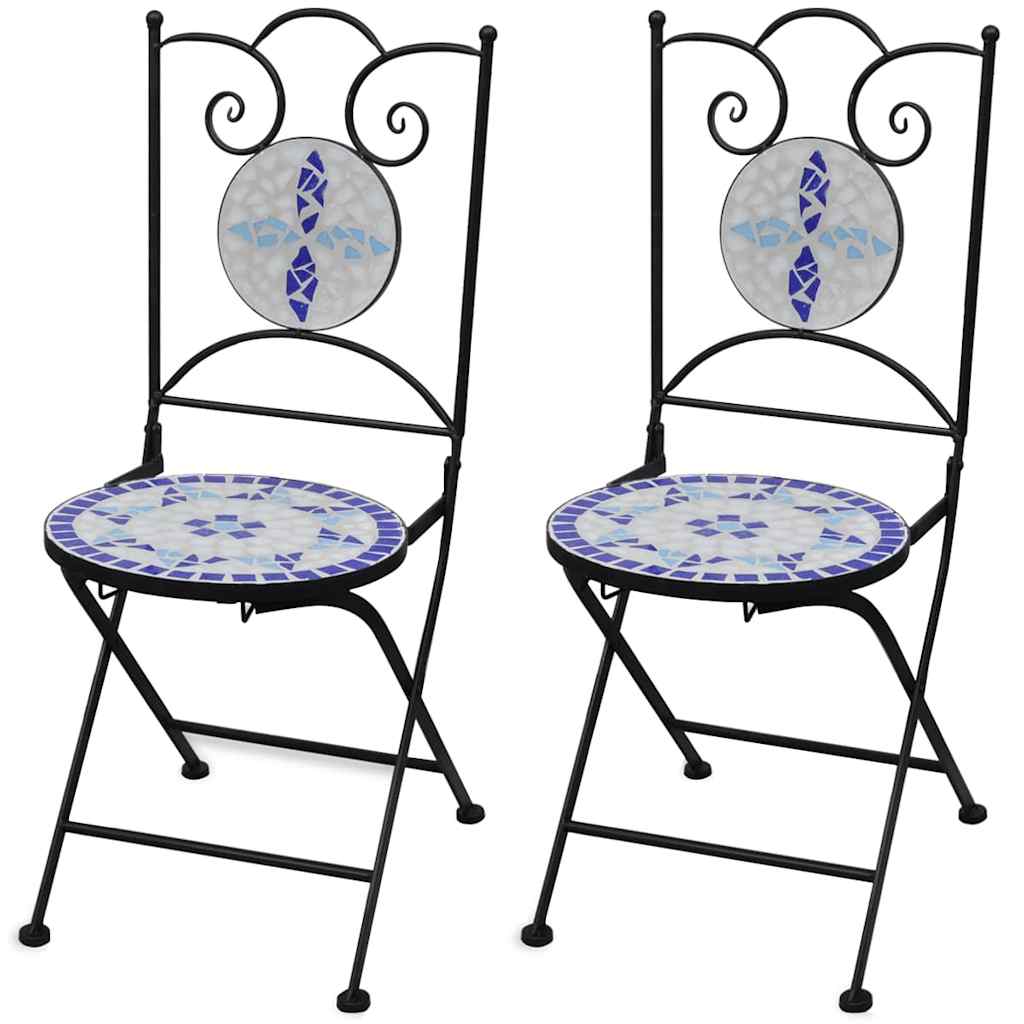 Bistrostoelen Inklapbaar Keramiek Kleurig En