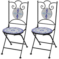 Bistrostoelen Inklapbaar Keramiek Kleurig En
