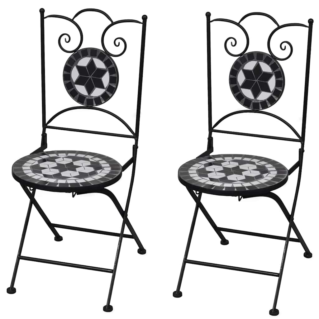 Bistrostoelen Inklapbaar Keramiek Kleurig En