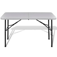 Klaptafel Voor Buiten 122 Cm Hdpe Wit