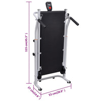 Mini-Loopband Inklapbaar 93X36 Cm Zwart