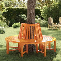Boombank Ø208 Cm Massief Eucalyptushout