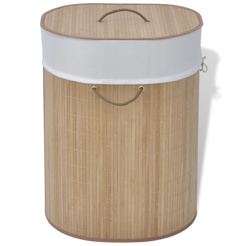 Wasmand Rond Bamboe