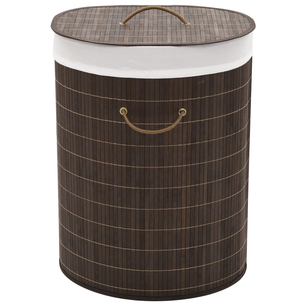 Wasmand Rond Bamboe