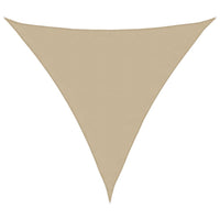 Zonnescherm Driehoekig Oxford Stof Beige