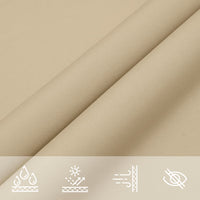 Zonnescherm Driehoekig Oxford Stof Beige