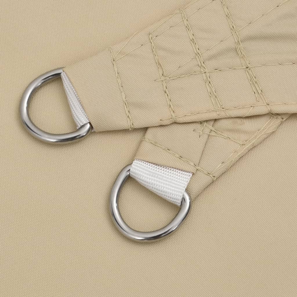 Zonnescherm Driehoekig Oxford Stof Beige