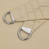 Zonnescherm Driehoekig Oxford Stof Beige