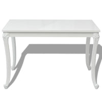 Eettafel Hoogglans Wit