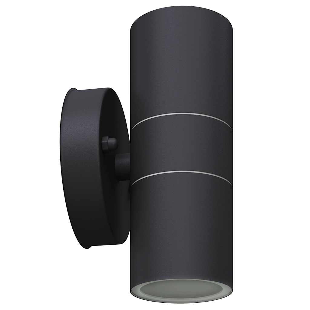 Led-Wandlamp Buiten Op-/Neerwaarts Rvs 2 St